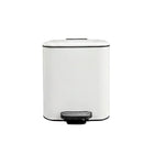 Modern Homes 6L Rectangular Bin - Matte White-Compact 6L capacity for versatile use