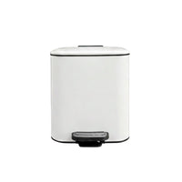 Modern Homes 6L Rectangular Bin - Matte White-Compact 6L capacity for versatile use