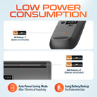 Delton K100 Wireless Slim Keyboard and Mouse Set - Silver-Our 3-button silent mouse allows you to customize your sensitivity settings with adjustable DPI levels of 800, 1200, and 1600