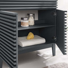 Modway Render 36" Bathroom Vanity Cabinet - Grey-Sink Basin and Fixtures Not Included