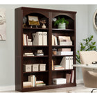 Sauder Arch 5-Shelf Bookcase - Select Cherry-Dimensions: 29-1/4" W x 13-1/2" D x 71-3/8" H