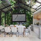 Storm Shell Outdoor Hard Shell TV Cover with a TV Wall Mount Bracket - 66"H x 75"W-7