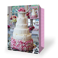 Millbrook Studios Wedding Gift Bags - Extra-Jumbo - Cake - 12 Pack (47930)-Gloss finish printed on both sides