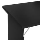 HOMCOM 23.5" Wall Mounted Table Fold Out Convertible Desk - Black-Features multiple shelves for customizing the look of your desk and adapting it to your needs