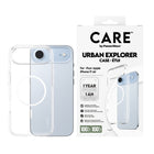 PanzerGlass CARE Clear Urban Explorer MagSafe Case for iPhone 17 Air - White Ring-A phenomenal protection and the strongest case ever, slim yet strong