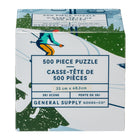 General Supply Goods + Co 500 Pcs Puzzle - Mountain Scene-Completed puzzle size: 33cm x 48.3cm