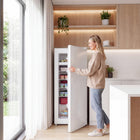 HOMCOM Compact Upright Freezer for Home - 7.0 cu. ft. - White-7.0 Cu.Ft. capacity provides ample space for organised storage