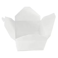 Victoria Bay Take Out Box - 5.9" W x 4.6" L x 2.5" H - White - 300 Pack-Take-out box fold-top