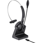 Adesso Xtream P300 Single-Sided Bluetooth Headset with Charging Cradle - Black-Charging cradle for easy power management