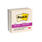 Post-it Super Sticky Notes - Neutrality Collection - 3" x 3"-The pack includes 5 pads of 3 x 3 in. sticky notes, with 90 sheets per pad in the calming colours of Biscuit, Sand Dune, and Cloud Dancer, Pebble Grey, and Vapor