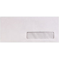JAM Paper #10 Right Side Window Envelopes - Bright White - 4 1/8" x 9 1/2" - 50 Pack-#10 right side window envelopes / 4 1/8 in. x 9 1/2 in. / 4.125" x 9.5" / 105mm x 241mm