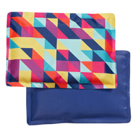 Fit + Fresh Coolers Soft Ice Packs - Rainbow + Navy Blue - 2 Pack-Includes 2 flexible soft lunch ice packs, each measuring 6.5 "x 4.25 "x 0.5"