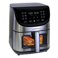 Kenmore 8 qt Air Fryer - Stainless Steel-Large 8 qt (7.8L) capacity basket is perfect for family meals