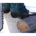 Impacto Stride Full Boot Overshoe Multidirectional Brass Ice Cleats - Medium - Men 7.5-10/Women 8.5-12 - Black - 1 Pair-Easy on/off stretchy overshoes fit tightly over shoes and boots