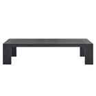 Modway Tahoe Outdoor Patio Powder-Coated Aluminum Coffee Table - Grey-Assembly Required