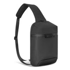 Champs Onyx Nylon Sling Bag - Black-Removable keychain