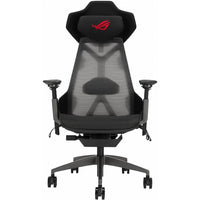 ASUS ROG Destrier Ergo Gaming Chair - Black-Cyborg-inspired design: Exoskeletal design adds futuristic style to any gaming setup
