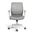 Staples Essentials Mesh Back Fabric Task Chair - Grey-Adjustable seat height, tilt tension, and tilt lock
