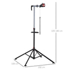 HOMCOM Height Adjustable Bike Repair Stand-With four support legs for stability and safety