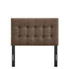 Modway Emily Fabric Upholstered Twin Size Headboard - Mocha-Assembly Required
