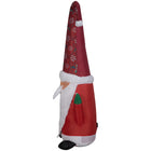 GEMMY Airblown Inflatable Christmas Damask Tomten with Curved Hat - 60"-Self-inflates in seconds and deflates for easy storage