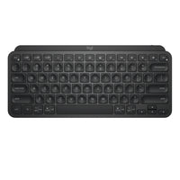 Logitech MX Keys Mini Minimalist Wireless Illuminated Keyboard - USB-C - Black-Minimalist Wireless Illuminated Keyboard