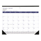 Blueline 2027 DuraGlobe Monthly Desk Pad Calendar - 22" x 17" - Bilingual-12 Months, January to December