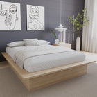 Nexera Malibu Bed Frame - Full Size - Natural Blonde Oak-8