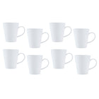 Maxwell & Williams Diamonds Conical Mug - 350 ml - 8 Pack-Dishwasher Safe