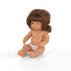 Miniland Educational Anatomically Correct 15" Baby Doll - Caucasian Girl - Red Hair-Light vanilla scent