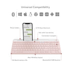 Logitech K585 Slim Multi-Device Wireless Keyboard - Rose-Pair Devices: Easy Switch lets you pair and quickly alternate between multiple electronic devices, so you can type on your computer and your smartphone or tablet seamlessly