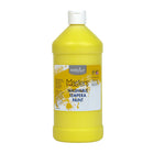 Handy Art Little Masters Washable Tempera Paint - Yellow - 946 mL-Opaque blendable colours are bright & rich, won't chip, flake or crack when dry