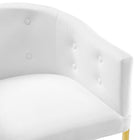 Modway Savour Tufted Performance Velvet Bar Stool - White-7