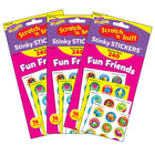 TREND Fun Friends Stinky Stickers Variety Pack - 3 Packs of 240-Everyone’s favorite for decades, Stinky Stickers are fun to collect, or use to motivate and reward