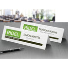 Avery White Laser/Inkjet Printable Medium Tent Cards, 2-1/2" x 8-1/2", 100 Pack, (5305)-White embossed cardstock