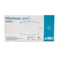 Primatouch Sense Nitrile Powdered Examination Gloves - Clear - Medium - 10 Pack-Advanced nitrile technology provides exceptional tactile sensitivity, dexterity and strength