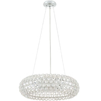 Modway Halo 25" Pendant Chandelier - Clear-Modern Pendant Chandelier