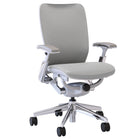 Nightingale IC2 Mid Back Task Chair - White-NEBULA dual weave mesh back and seat allows air to pass freely, making it comfortable in all environments. It also boasts dynamic back movement