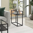 Hudson&Canal Ada 24"W Rectangular Side Table - Blackened Bronze-Clean with a soft, dry cloth and no harsh chemicals or abrasive cleaning materials