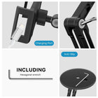 MyBat 360° Swivel Phone & Tablet Stand - Adjustable - Universal Holder-Stable Weighted Base - Keeps devices secure while adjusting angles or during use
