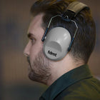 FDMT Earmuffs - Grey-The stretchable headband and the pivoting, cushioned ear cups allow a head adjustment for both children and adults