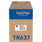 Brother Genuine TN637BK Toner Cartridge - Ultra High Yield - Black-Superior quality with reliable, consistent performance