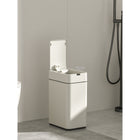 Elpheco Stainless Sensor Garbage Can With Legs - Slim 9L - Cream White-Multi-Scene Applications: Ideal for use in various settings such as bedrooms, bathrooms, offices, kitchens