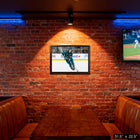 Frameworth Macklin Celebrini San Jose Sharks Action - Framed Canvas - 31.5" x 22.5"-Designed and manufactured in Canada by Frameworth with over 32 years of experience at our North York facility