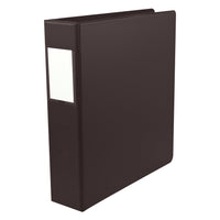 Staples Economy D-Ring Binder - 2" - Black-2" Storage, D-ring, black binder with 480 page capacity