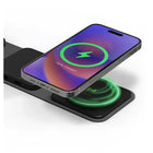 mophie Snap+ Multi-Device Travel Charger - Black-Wireless charging for Qi-enabled devices; it provides a shared output of up to 5W-15W of power