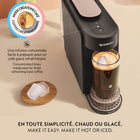Nespresso Vertuo Up Espresso and Coffee Maker by Breville, Black-Coffee Creations mode button: concentrated brew made easy for all your iced and milk-based recipes
