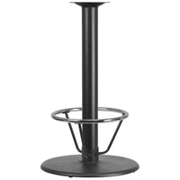 Flash Furniture Chrome 24" Bar Height Base, Black (XUTR24BAR4CFR)-Restaurant Table Base