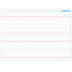 Ashley Productions Smart Poly PosterMat Pals Space Savers - 13" x 9-1/2" - Handwriting 1" - 10 Pack-Use with dry erase or water based markers and washable crayons. Write-on/wipe-off surface.