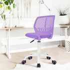 Homy Casa Teen Task Chair - Purple-Dimensions: 15.7"D x 17.7"W x 29.5-34.2"H